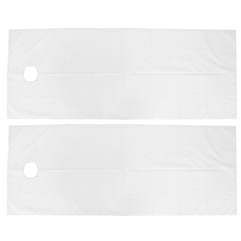 2pcs Beauty Salon Bed Sheets Breathable Oil Resistant Waterproof SPA Massage Table Cover SheetWhite - Image 2