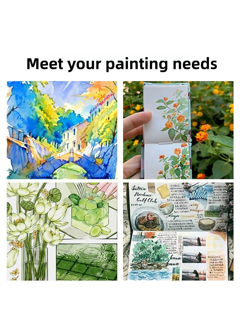 36 Colors Dual Tip Brush Pens, Watercolor Markers Set, Non-bleeding Ink Fineliner and Brush Ended Washable Pens for Kid, Adult and Artist to DIY Art Calligraphy - Image 5