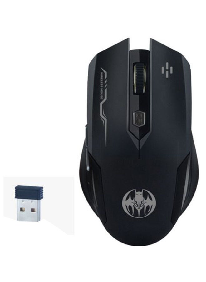 NIBEMINENT Bluetooth Wireless Rechargeable Gaming Mouse Black  - Image 1