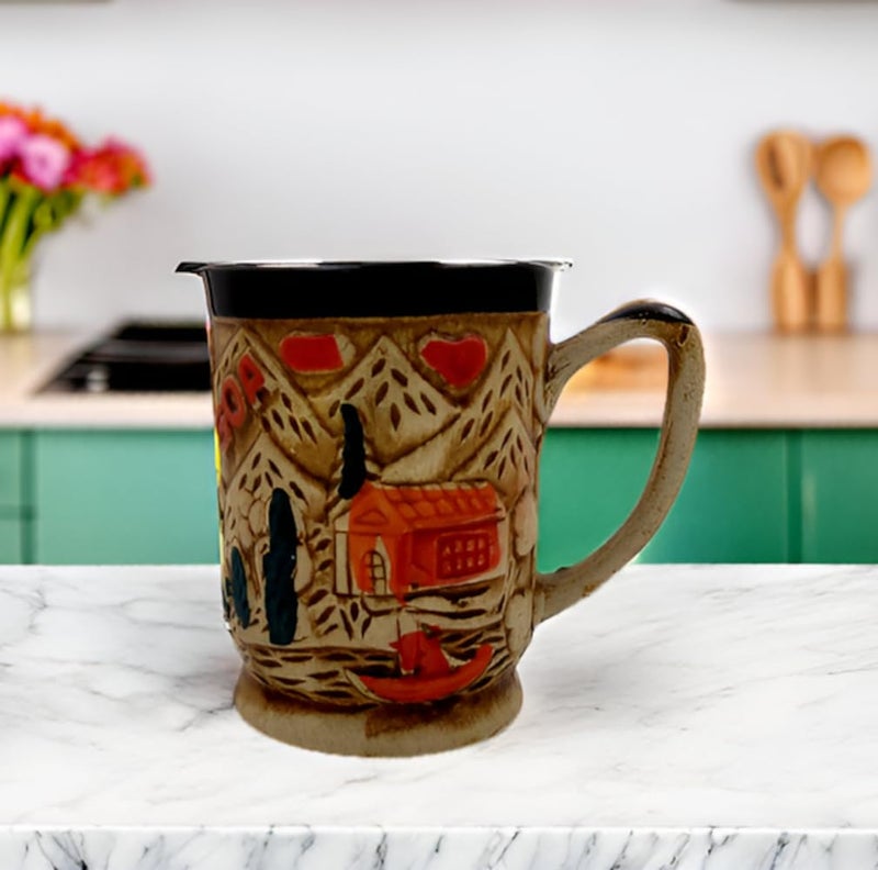 Purpledip Beach Ceramic Mug for Hot/Cold Beverages (10063) - Image 1