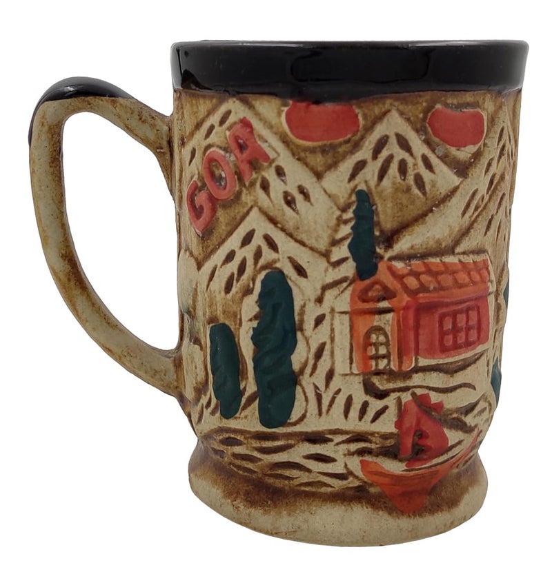 Purpledip Beach Ceramic Mug for Hot/Cold Beverages (10063) - Image 2