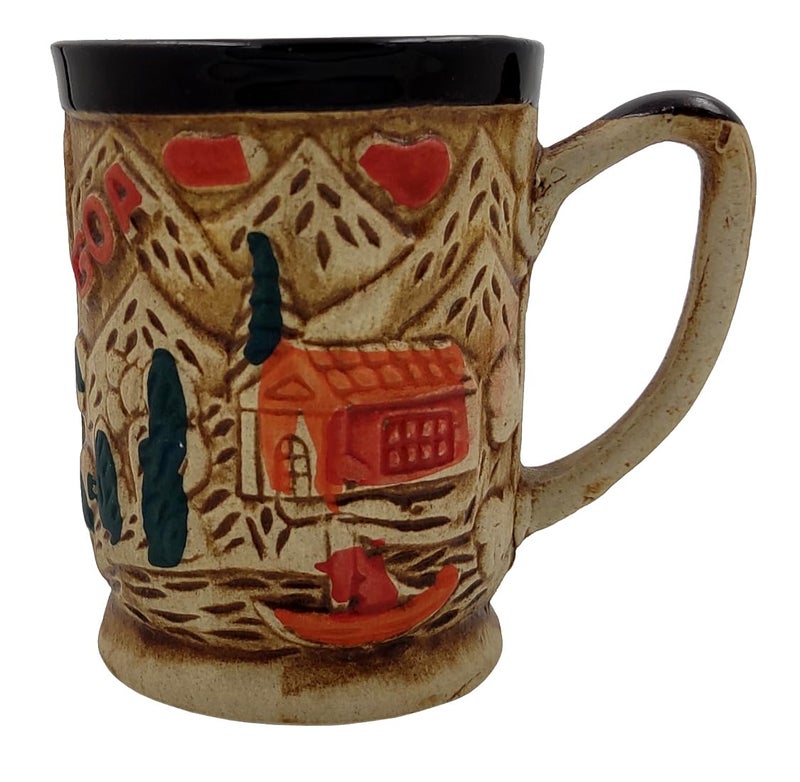 Purpledip Beach Ceramic Mug for Hot/Cold Beverages (10063) - Image 4