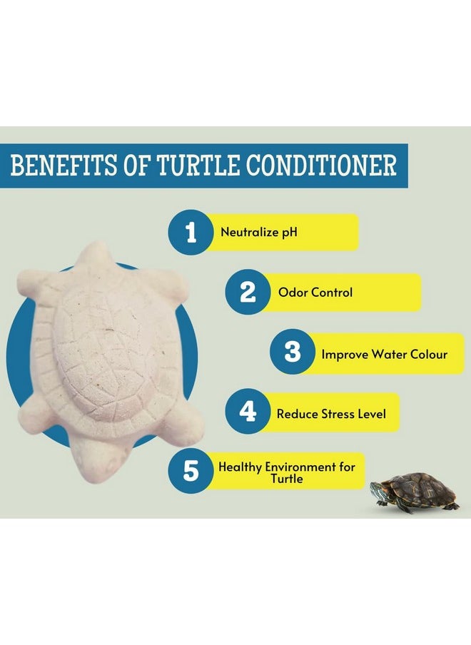 Generic - Turtle Conditioner (Pack Of 3) | Enriched With Calcium & Vitamin D3 | Prevent Bacteria Infection And Shell Softening | Suitable For Turtles And All Other Aquatic Reptiles - Image 1