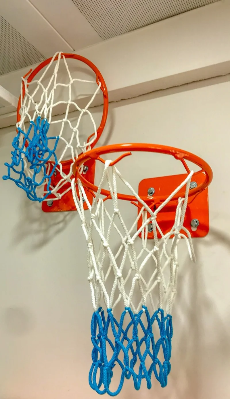 adelinspor Basketball Net 4 mm Flush Rope Two Colors 5 Pairs (10 Pieces)