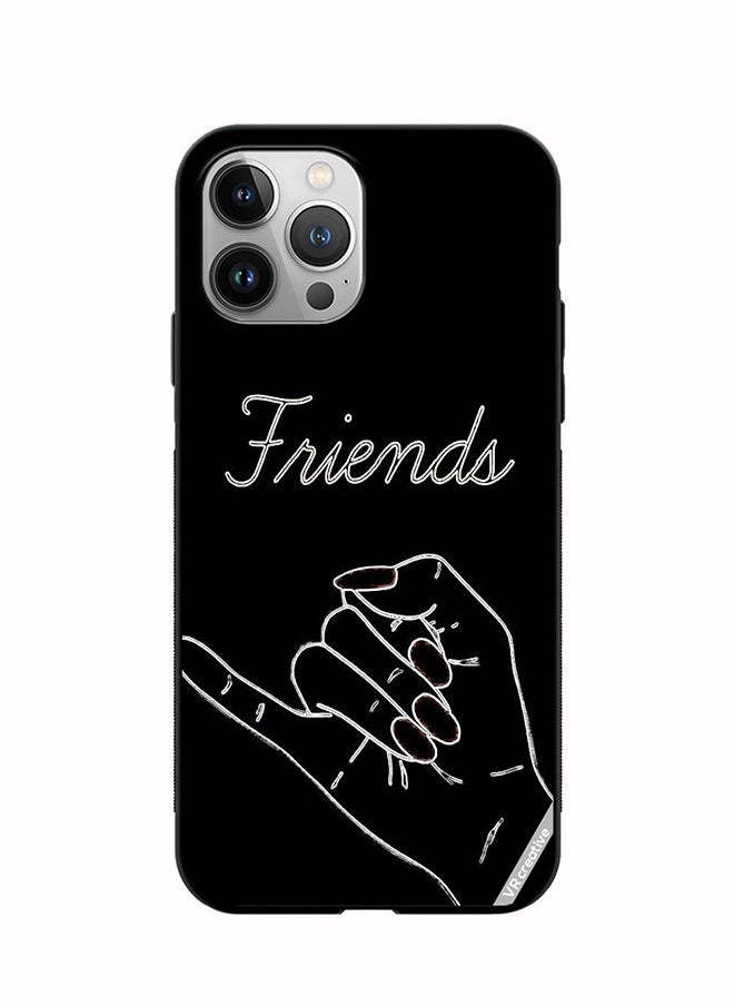 VR CREATIVE Protective Case Cover For Apple iPhone 11 Pro Max Friend Design Multicolour  - Image 1