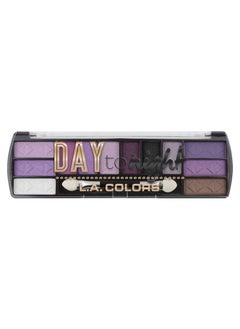 L.A. Colors L.A. COLORS Day to Night 12 Color Eyeshadow, Twilight CES427 