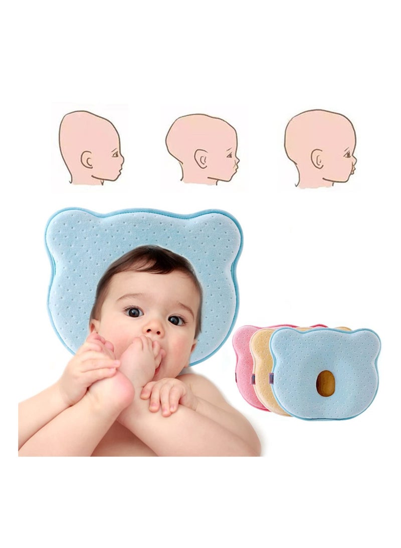 XiuWoo SYOSI Baby Pillow Breathable Set, with Pillowcase for Infants or Toddlers, Prevents Flat Head and Shapes Infant's - Image 5