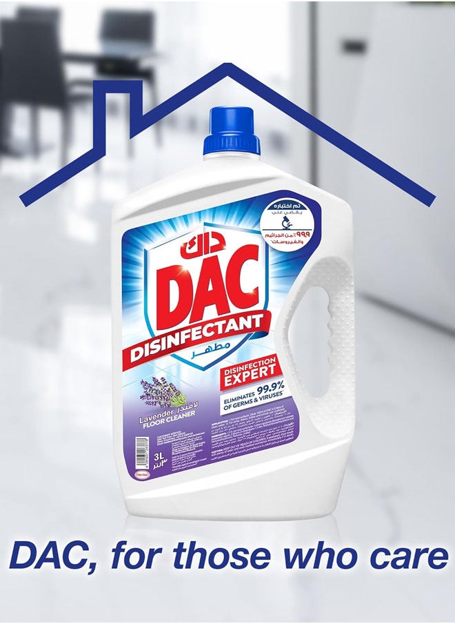 Dac - Disinfectant Floor Cleaner - Lavender 2.9L - Image 1