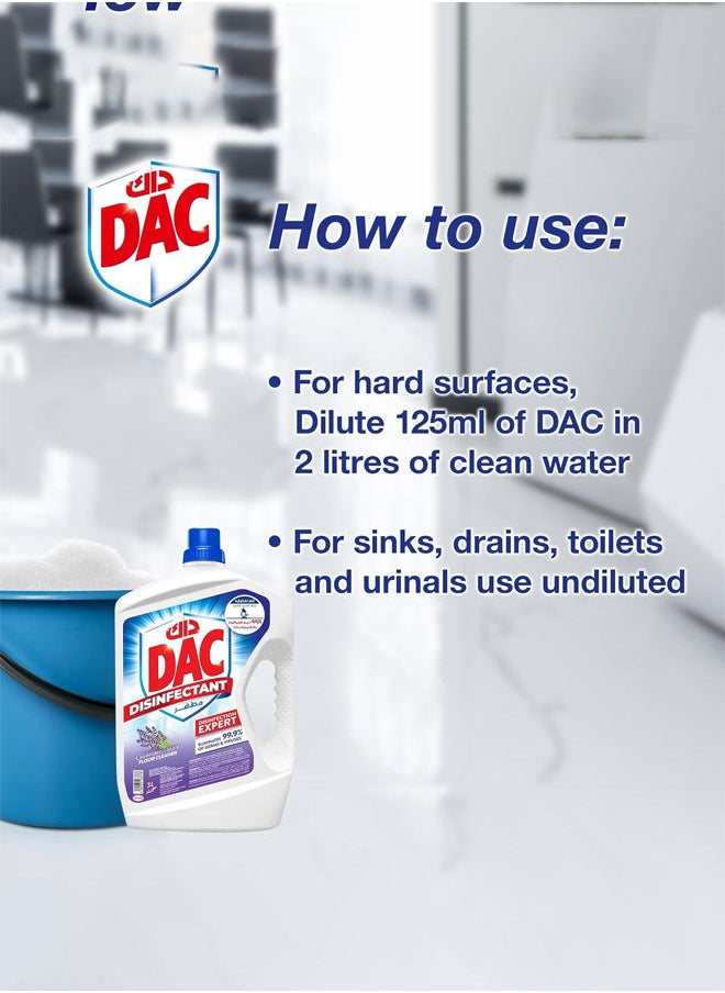 Dac - Disinfectant Floor Cleaner - Lavender 2.9L - Image 1
