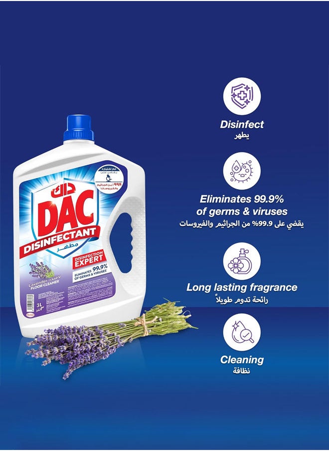 Dac - Disinfectant Floor Cleaner - Lavender 2.9L - Image 1