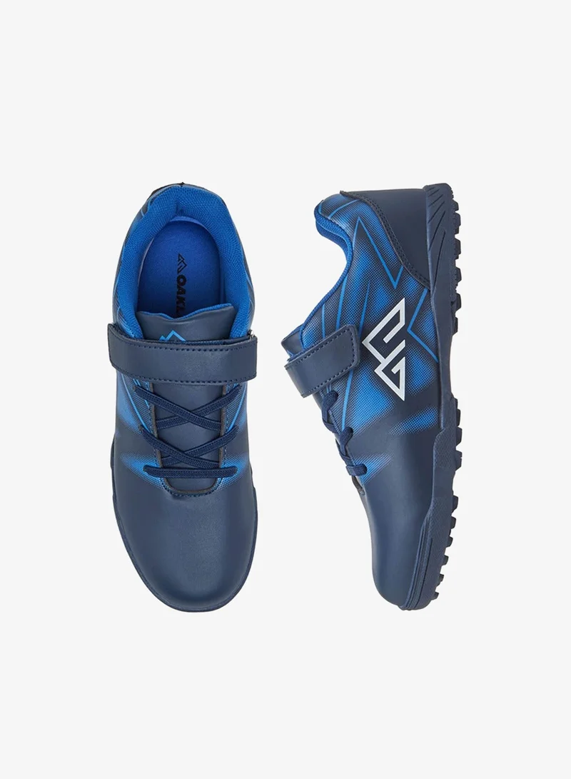 Oaklan by Shoexpress Blue Boys Printed Hook & Loop Football Shoes for Men | Best Price UAE