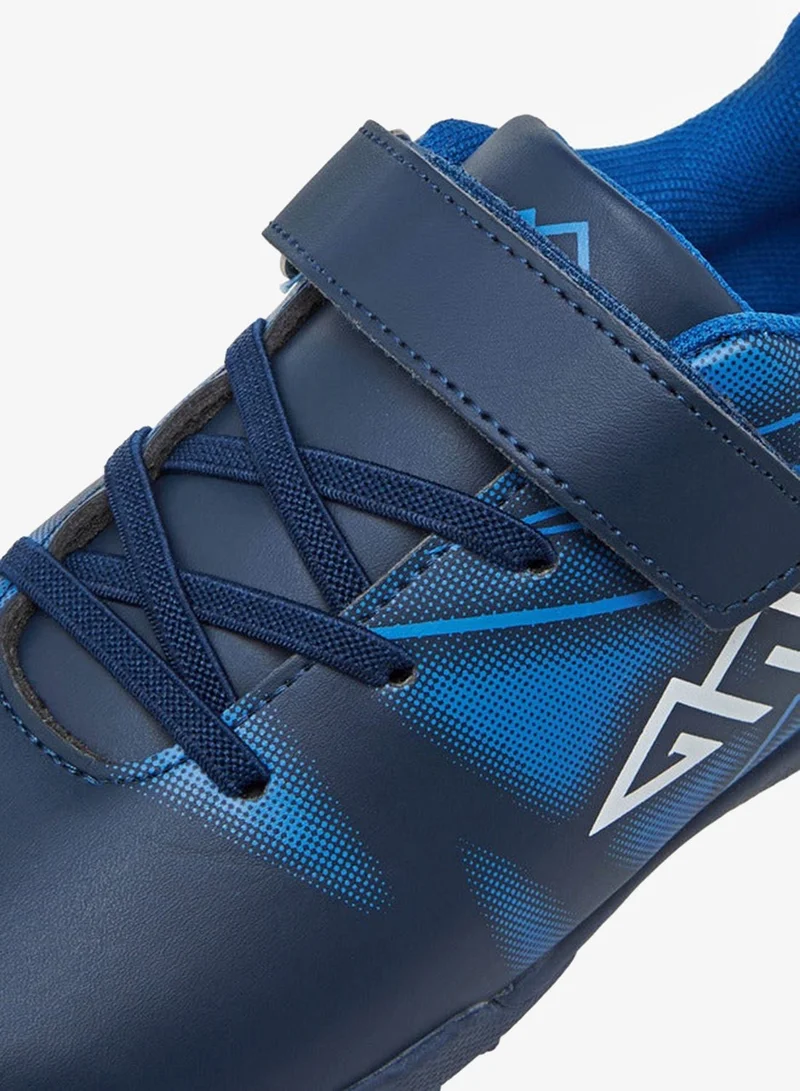 Oaklan by Shoexpress Blue Boys Printed Hook & Loop Football Shoes for Men | Best Price UAE