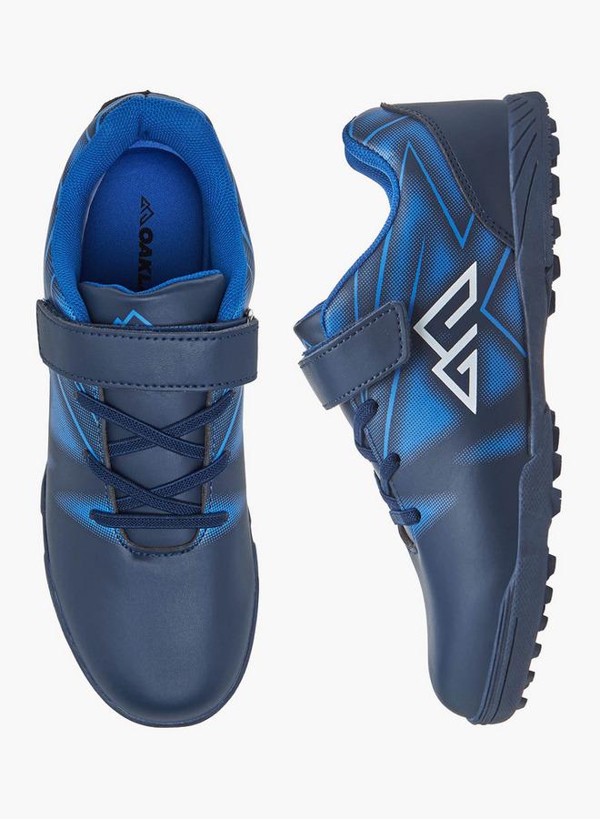 Oaklan by Shoexpress Boys Printed Hook & Loop Football School Shoes - Image 1