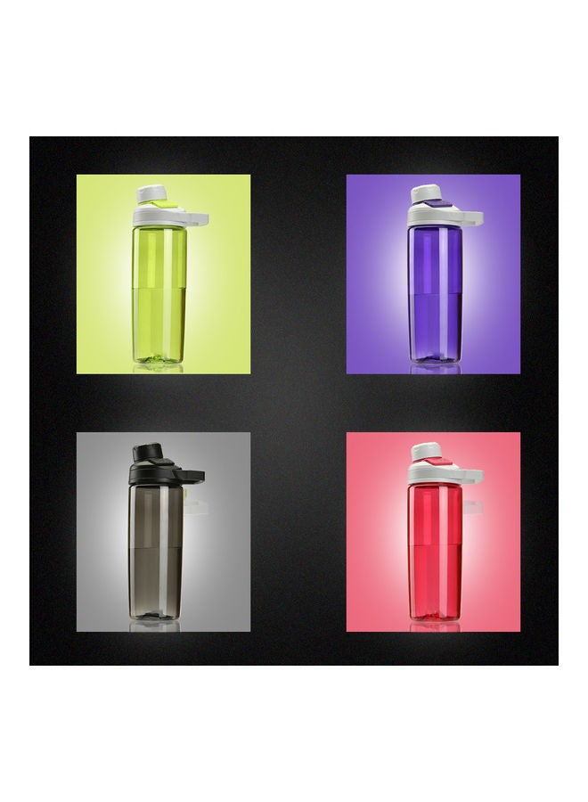 Sports Water Bottle With Magnetic Cap Grey 23x6.5x6.5cm