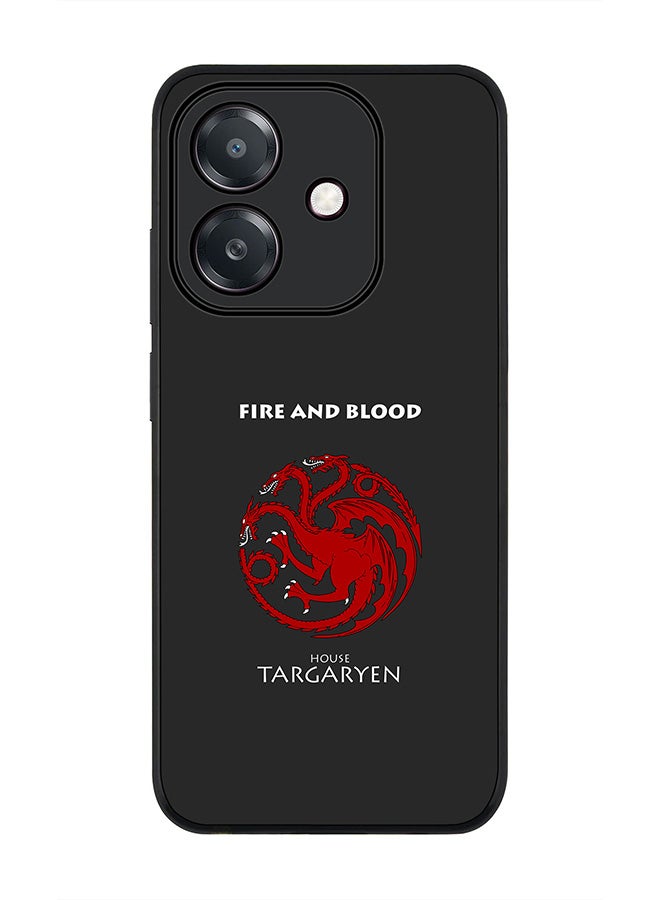 Stylizedd For Oppo A5i Case,Slim fit Camera Protection, Shockproof Thin Phone cover  - GOT House Targaryen