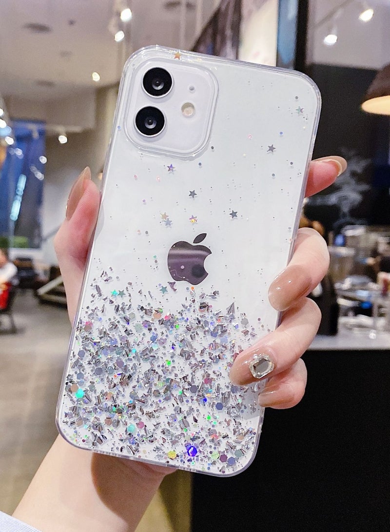 Sparkling Beauty iPhone 15 Plus Clear Case Luxurious Design (Free Lens Protector Included) - Image 2