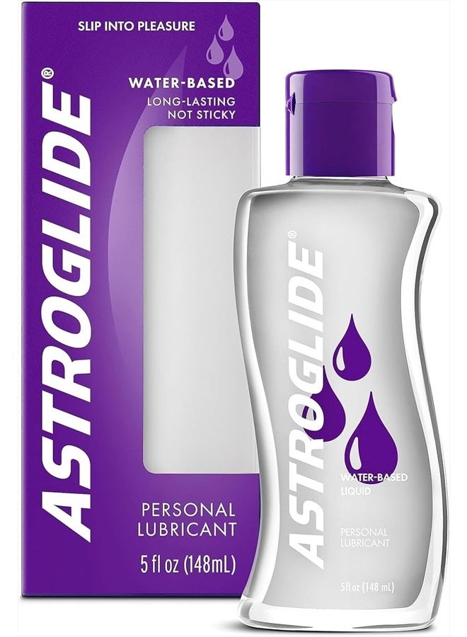 ASTROGLIDE Water Based Lube 5oz, Liquid Personal Lubricant, for Men, Women and Couples - Image 1