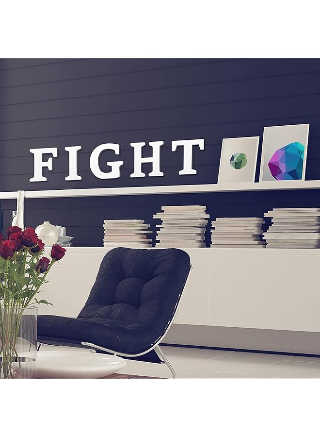 erorex Alphabet I Wooden Hanging Decorative Wall Letter For Children'S Bedroom Decor 12 Cm Length White I Hcr 4702I - Image 4