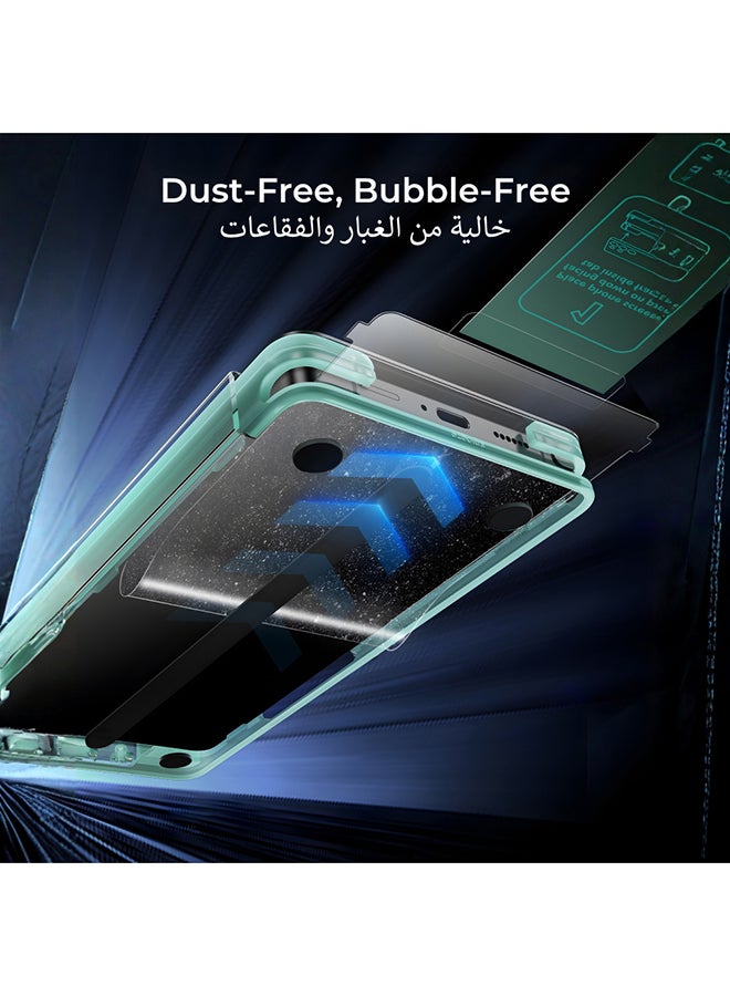 اي اس ار ESR واقي شاشة خصوصية 1pcs لـ Samsung S25 Ultra، زجاج مقوى مضاد للتجسس والخدش، مع أداة إزالة الغبار التلقائي، أسود - Image 5