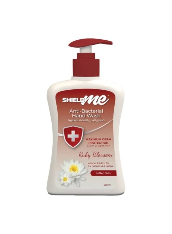 SHIELDme Hand Wash, Antibacterial - 500ml Ruby Blossom, UAE - Image 1
