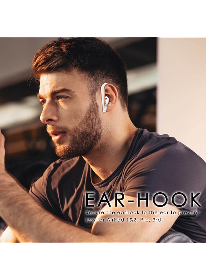 erorex 5 Pack Ultra Strong Magnetic Airpods Straps Anti Lost Cord For Airpods Accessories Silicone Sports Lanyard And Ear Hook For Airpods 1&2 Pro 3Rd And Pro 2 5 Anti Lost Straps - Image 4