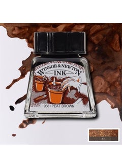 Winsor Newton India Ink 14 ml Peat Brown 