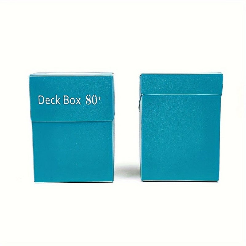 Card Storage Box For Trading Cards Poker And Family Game Gatherings Available In Black Blue - Image 5
