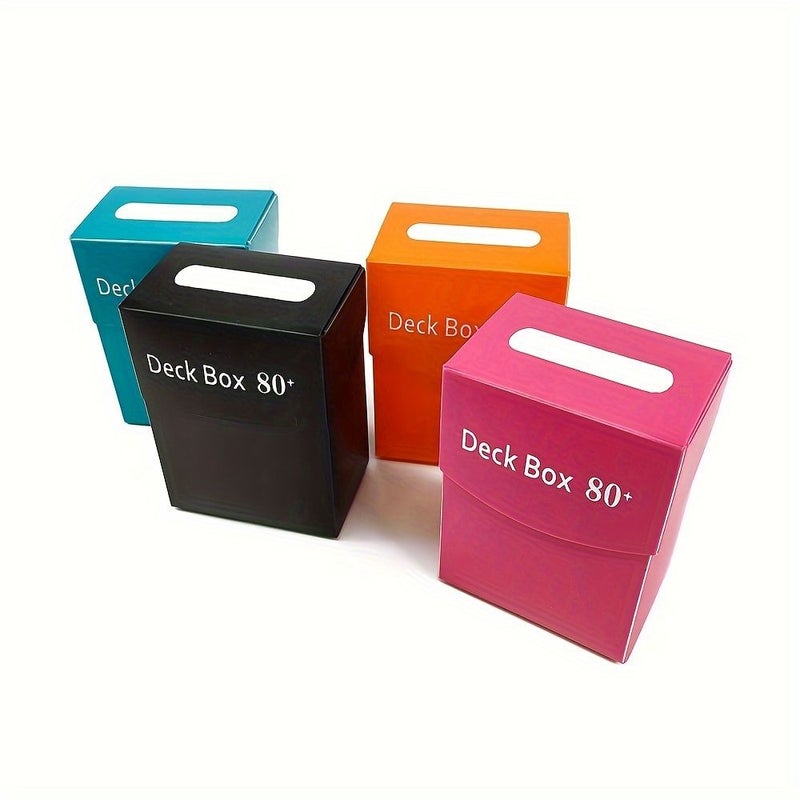 Card Storage Box For Trading Cards Poker And Family Game Gatherings Available In Black Blue - Image 3
