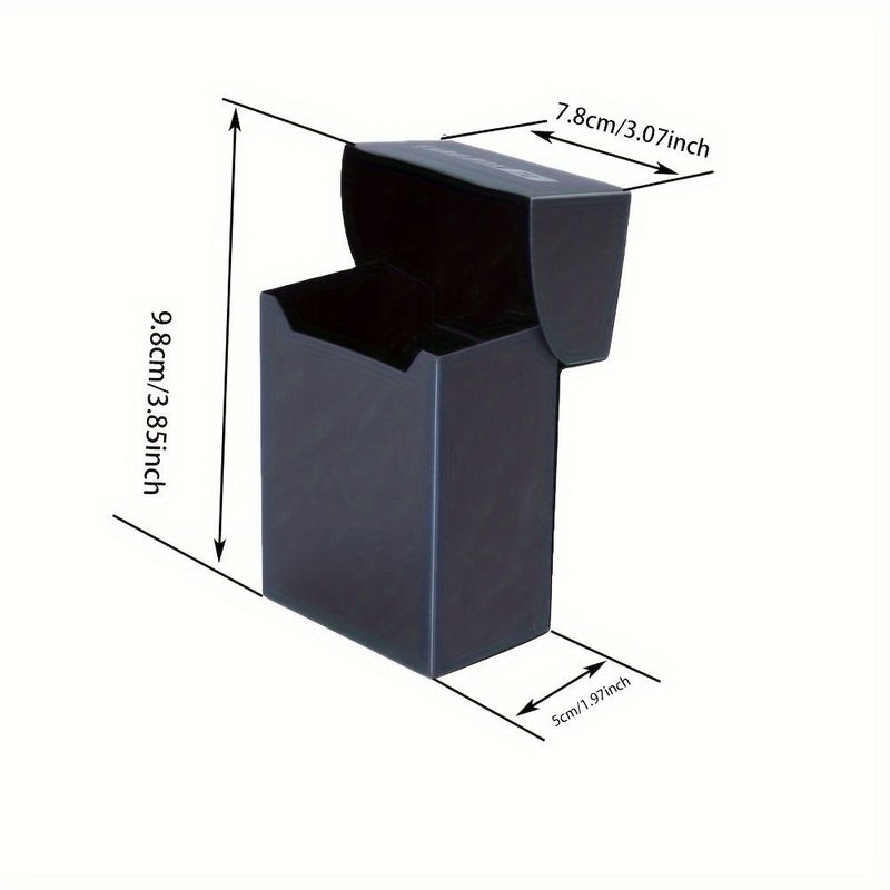 Card Storage Box For Trading Cards Poker And Family Game Gatherings Available In Black Blue - Image 2