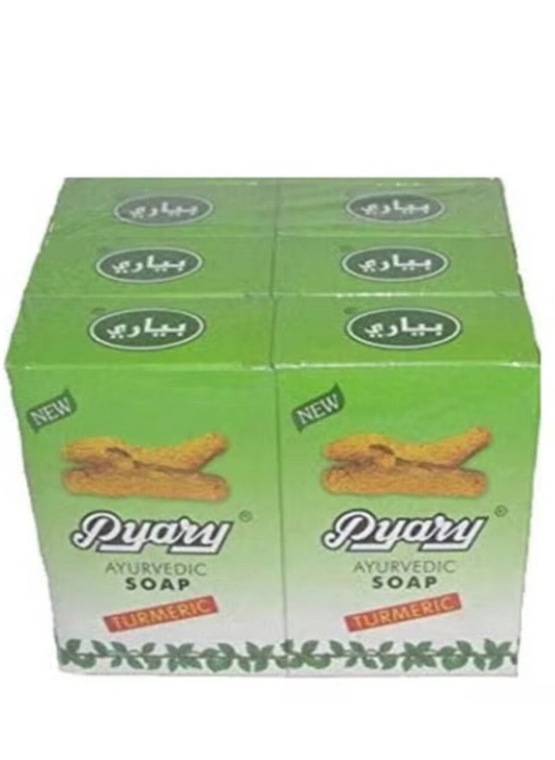 Pyary - Ayurvedic turmeric soap from 6 pcs - Image 1