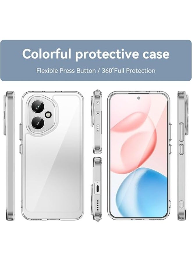 Case for Honor 400 5G, Crystal Protective Case with Shockproof Protective Corners, Non-Yellowing Mobile Phone Case, Shockproof Silicone Cover, Anti-Fall, Scratch-Resistant Case, Flexible TPU - Image 4