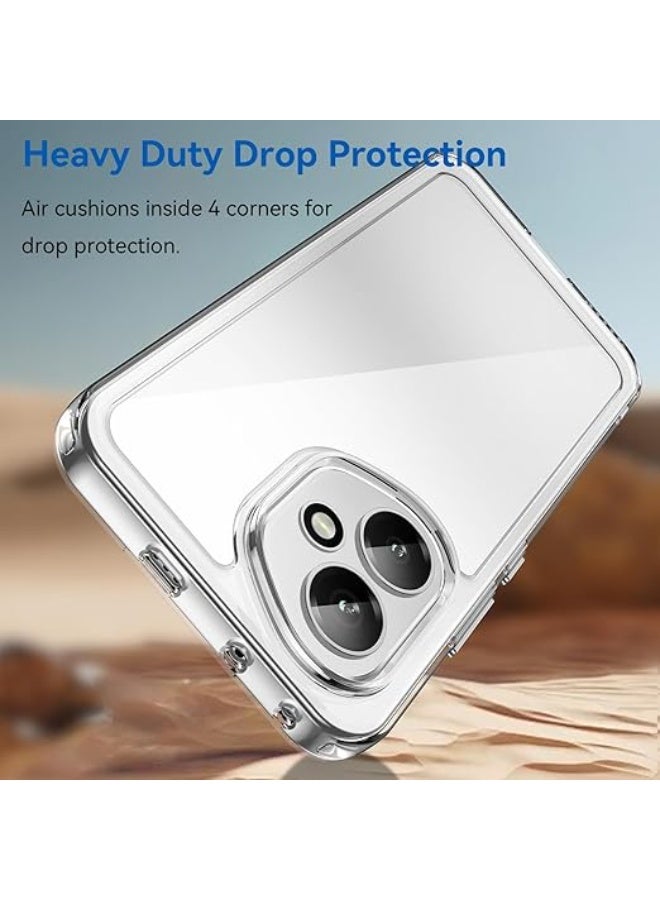 Case for Honor 400 5G, Crystal Protective Case with Shockproof Protective Corners, Non-Yellowing Mobile Phone Case, Shockproof Silicone Cover, Anti-Fall, Scratch-Resistant Case, Flexible TPU - Image 3