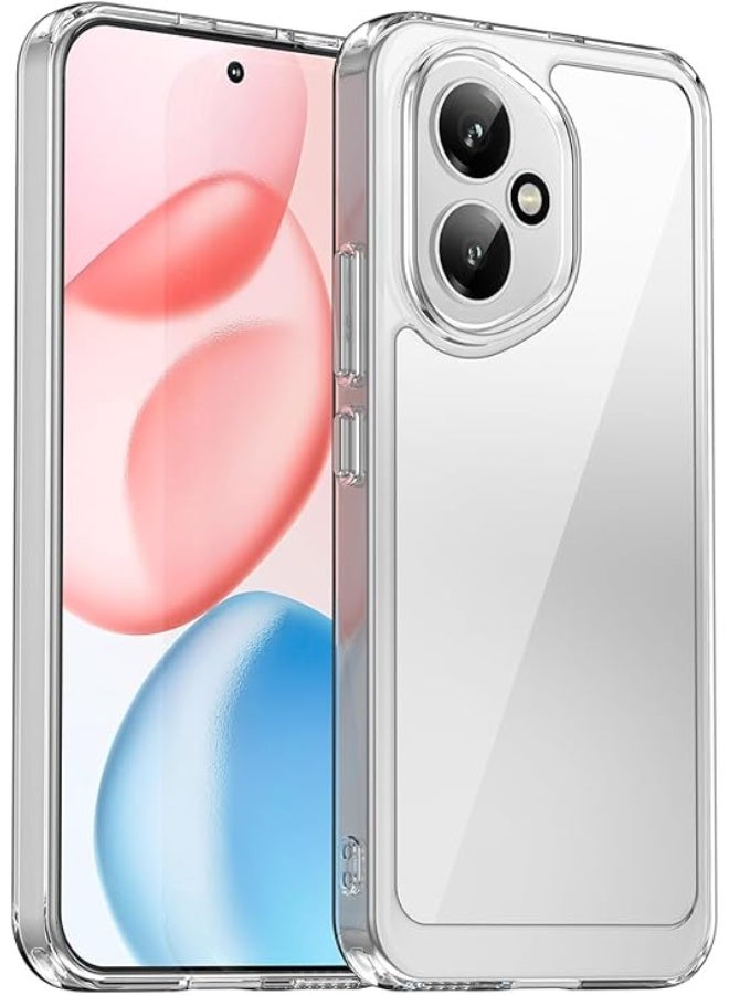 Case for Honor 400 5G, Crystal Protective Case with Shockproof Protective Corners, Non-Yellowing Mobile Phone Case, Shockproof Silicone Cover, Anti-Fall, Scratch-Resistant Case, Flexible TPU - Image 1