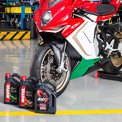 Motul 104129 300V Road Racing 15W-50 Motor Oil, 4-Liter - Image 3