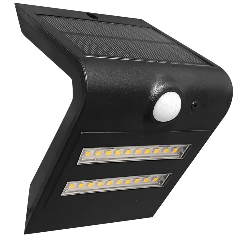 Solar Motion Sensor Wall Light 20 LEDs 6000K Adjustable Modes Waterproof Outdoor - Image 2