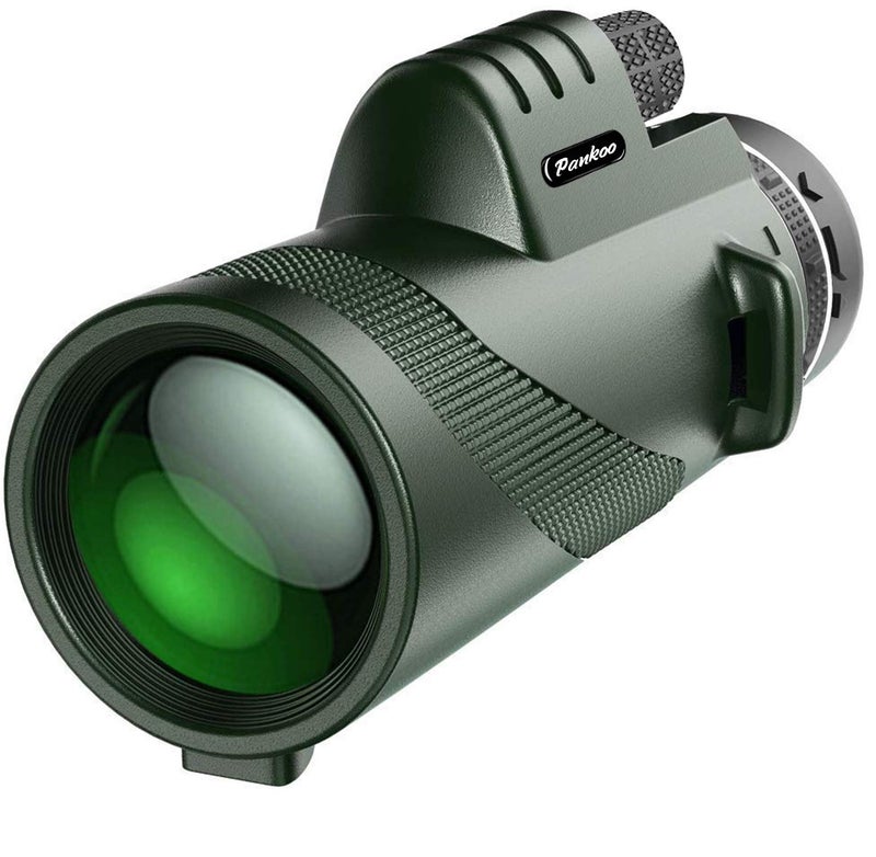 Pankoo 40X60 Monocular Telescope, High Power Monocular for Adults with Phone Adapter& Tripod& Hand Strap, Low Night Vision Monocular, Equipped with BAK4 Prism for Bird Watching and Traveling Concert - Image 4