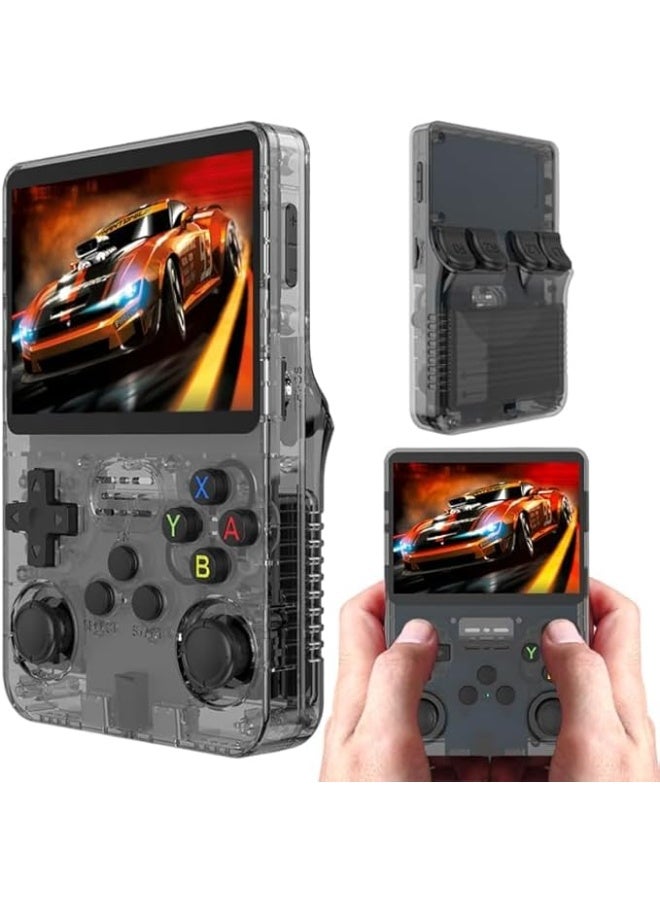 Portable handheld gaming console, 3.5-inch IPS screen, retro gaming system with dual joystick, high-resolution display, compact design for classic games. - Image 3