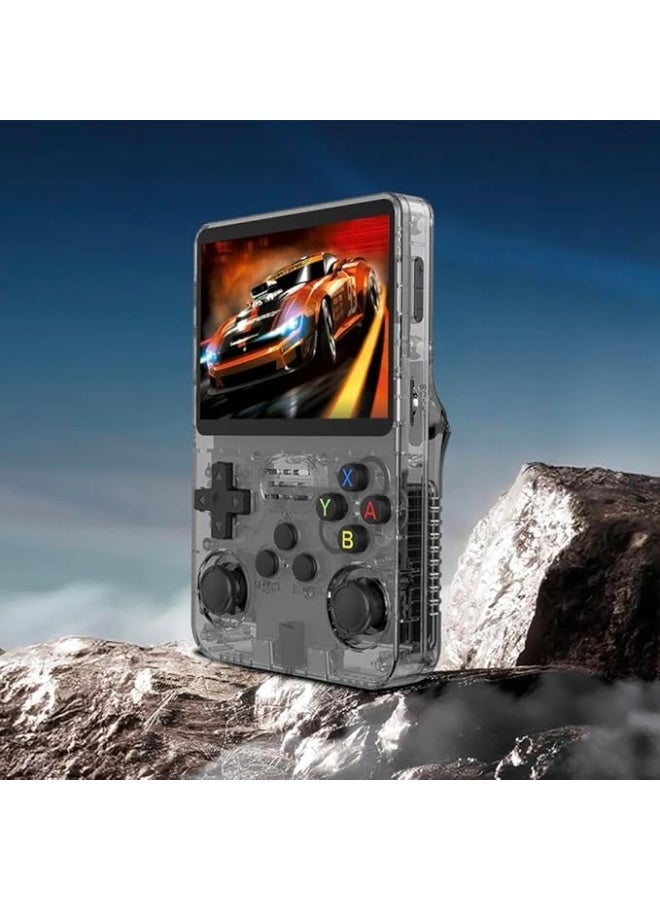 Portable handheld gaming console, 3.5-inch IPS screen, retro gaming system with dual joystick, high-resolution display, compact design for classic games. - Image 5