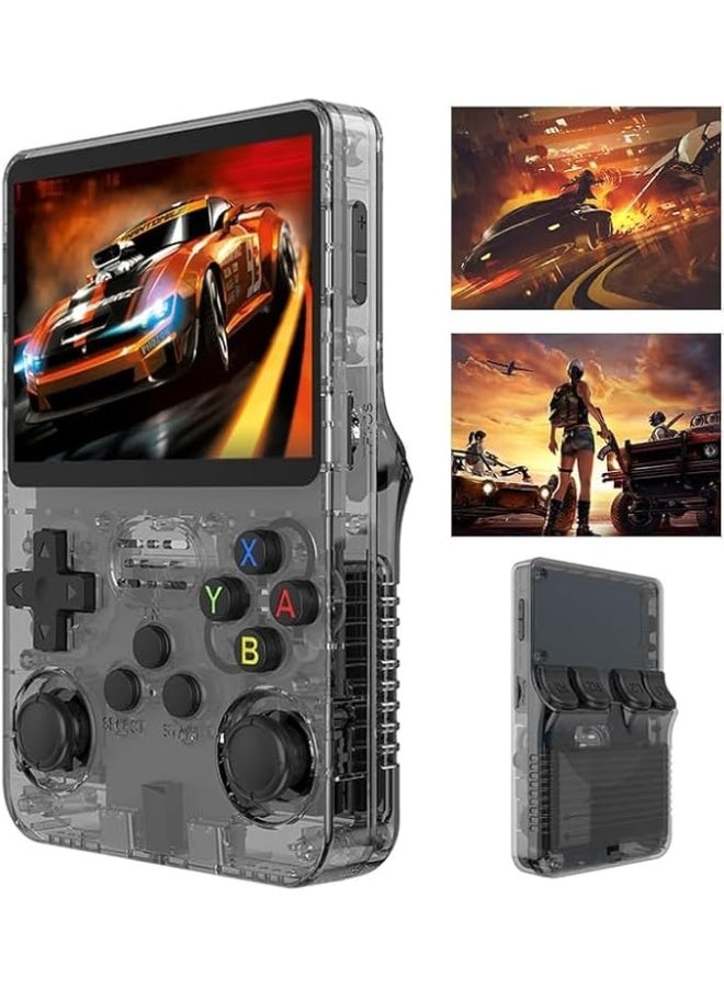 Portable handheld gaming console, 3.5-inch IPS screen, retro gaming system with dual joystick, high-resolution display, compact design for classic games. - Image 2