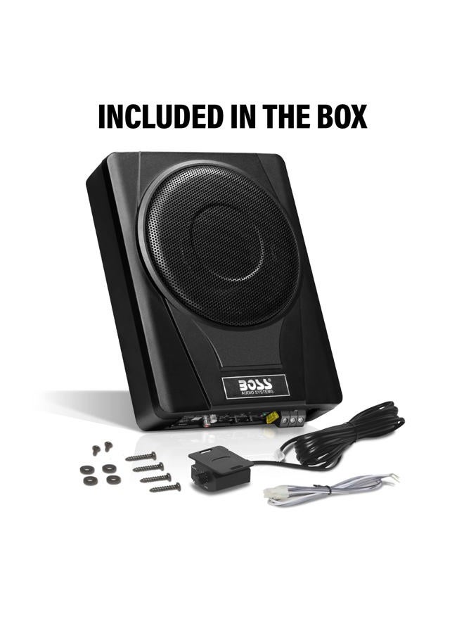 BOSS AUDIO SYSTEMS BASS8 8 Inch Under Seat Powered Car Subwoofer – 800 High Output, Low Profile, Built in Amplifier, for Truck, Boxes and Enclosures, Remote Subwoofer Control - Image 5