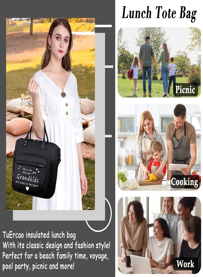 TuErCao Grandma Gifts Great Grandma Gifts Women Lunch Bag for Grandmother from Granddaughter, Grandson, Grandkids Christmas gifts for Nana New Grandma's Grandparents, Best Birthday Presents - Image 4