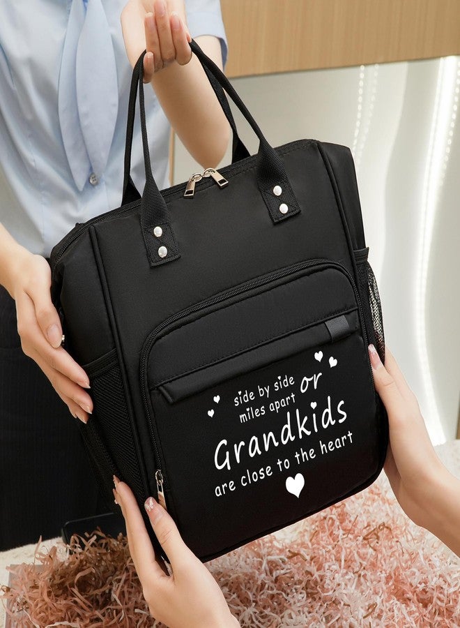 TuErCao Grandma Gifts Great Grandma Gifts Women Lunch Bag for Grandmother from Granddaughter, Grandson, Grandkids Christmas gifts for Nana New Grandma's Grandparents, Best Birthday Presents - Image 3