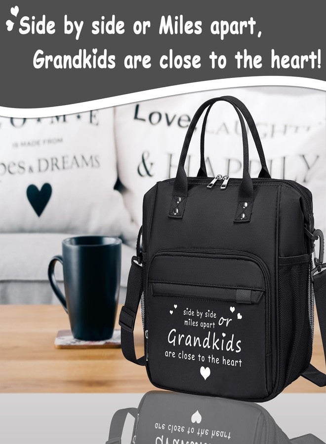 TuErCao Grandma Gifts Great Grandma Gifts Women Lunch Bag for Grandmother from Granddaughter, Grandson, Grandkids Christmas gifts for Nana New Grandma's Grandparents, Best Birthday Presents - Image 2