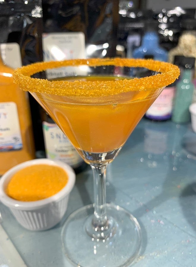 Snowy River Orange Cocktail Salt - Naturally Colored Margarita Salt, Margarita Rimmer, Beverage Rimmer, Cocktail Rimming Salt, Decorative Salt, Kosher (16oz Bag) - Image 2