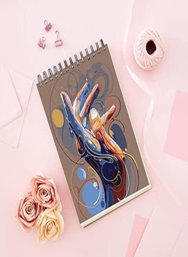 Notebook With Trendy design - Hand gesture