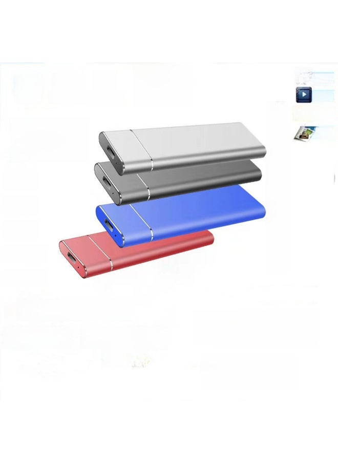 Generic Mobile Hard Disk SSD Super Capacity 500GB-128TB Expansion Upgrade Solid State Disk-Capacity:8TB-Interface:Orange  - Image 1