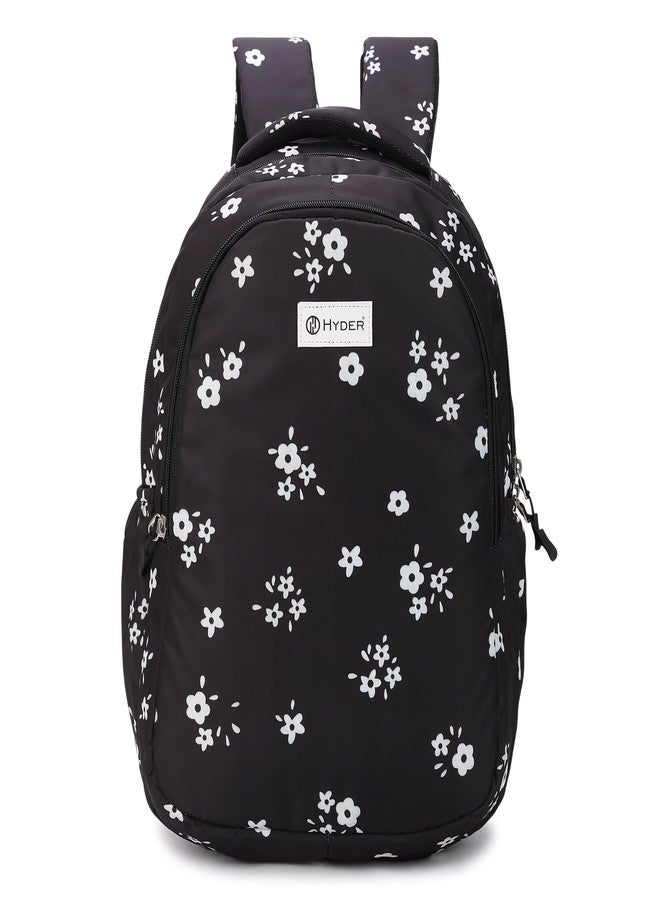 HYDER Glow 30L Latest Cute and Stylish School Bag for Girls - Perfect for School, College, Office, Travel and Tution Durable School bags for Kids And Women | Perfect Girls Bag (Black) - Image 1
