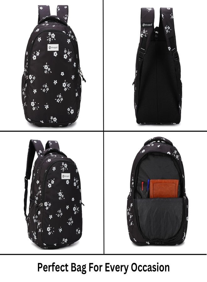 HYDER Glow 30L Latest Cute and Stylish School Bag for Girls - Perfect for School, College, Office, Travel and Tution Durable School bags for Kids And Women | Perfect Girls Bag (Black) - Image 3
