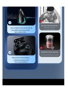 Generic Wireless Bone Conduction Earphone Does Not Enter The Ear And Is Painless Ear Clip Type 5.3 Noise Reduction Bluetooth Headset  - Image 5
