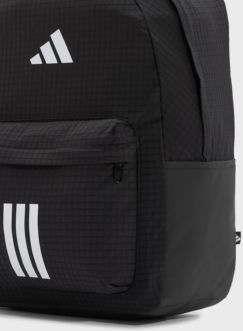 adidas حقيبة ظهر أساسية بثلاث خطوط للمدرسة